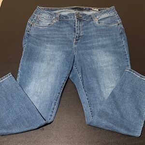 One 5 One Women's Blue Skinny Jeans